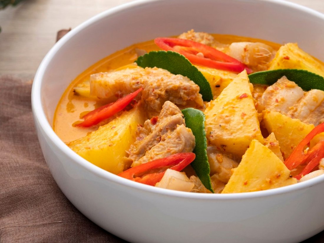 Thai pineapple curry at The Riverfront, Wilmington DE